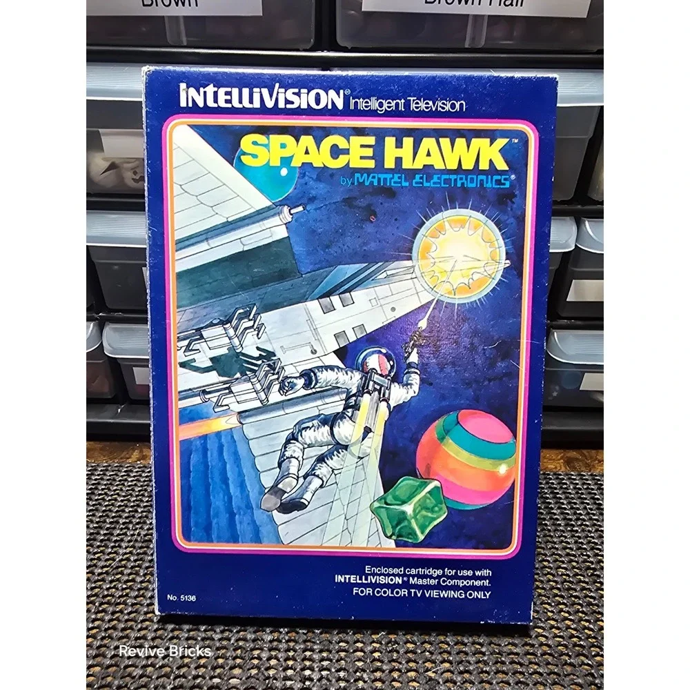 Space Hawk Intellivision (Mattel Electronics, 1981) Game &‎ Box Tested Working